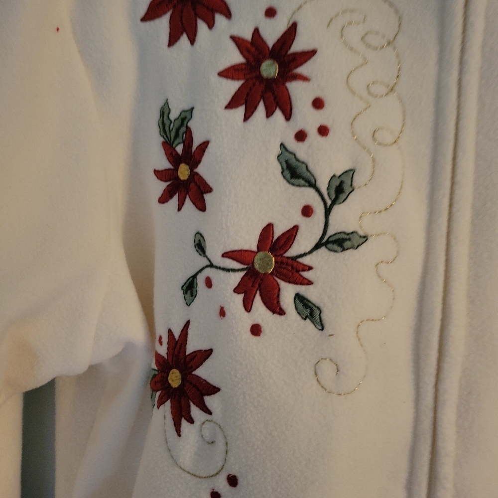 Winter White Fleece Full Zip Jacket Basic Edition… - image 2